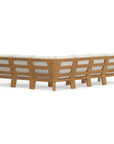Outdoor Teak Sectional For Six