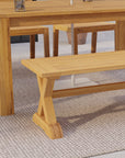 Coronado Outdoor Trestle Bench