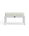 Outdoor Ottoman In White