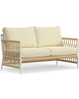 Patio White Loveseat