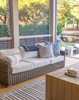 Timeless Outdoor Wicker Sofa By Harbor Classic Coronado SC