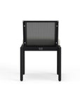 Black Aluminum Outdoor Chair - Modern Dining Chair