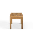 Timeless 48 Inch Outdoor All Teak Wood Dining Bench