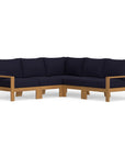Contemporary Teak Sectional
