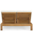 Harbor Classic Double Teak Outdoor Chaise Lounge
