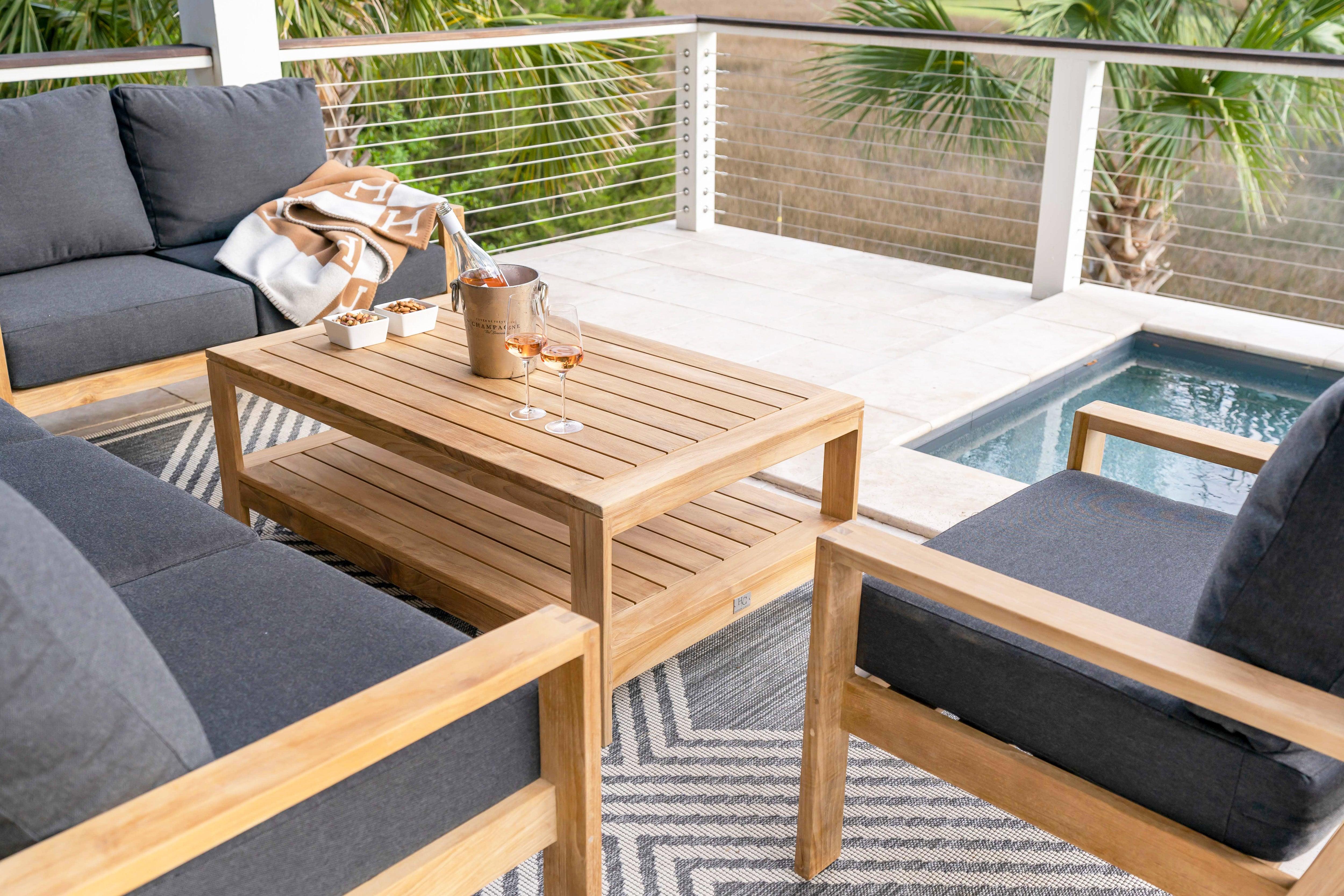 Best Outdoor Grade A Teak Weatherproof Living Collection