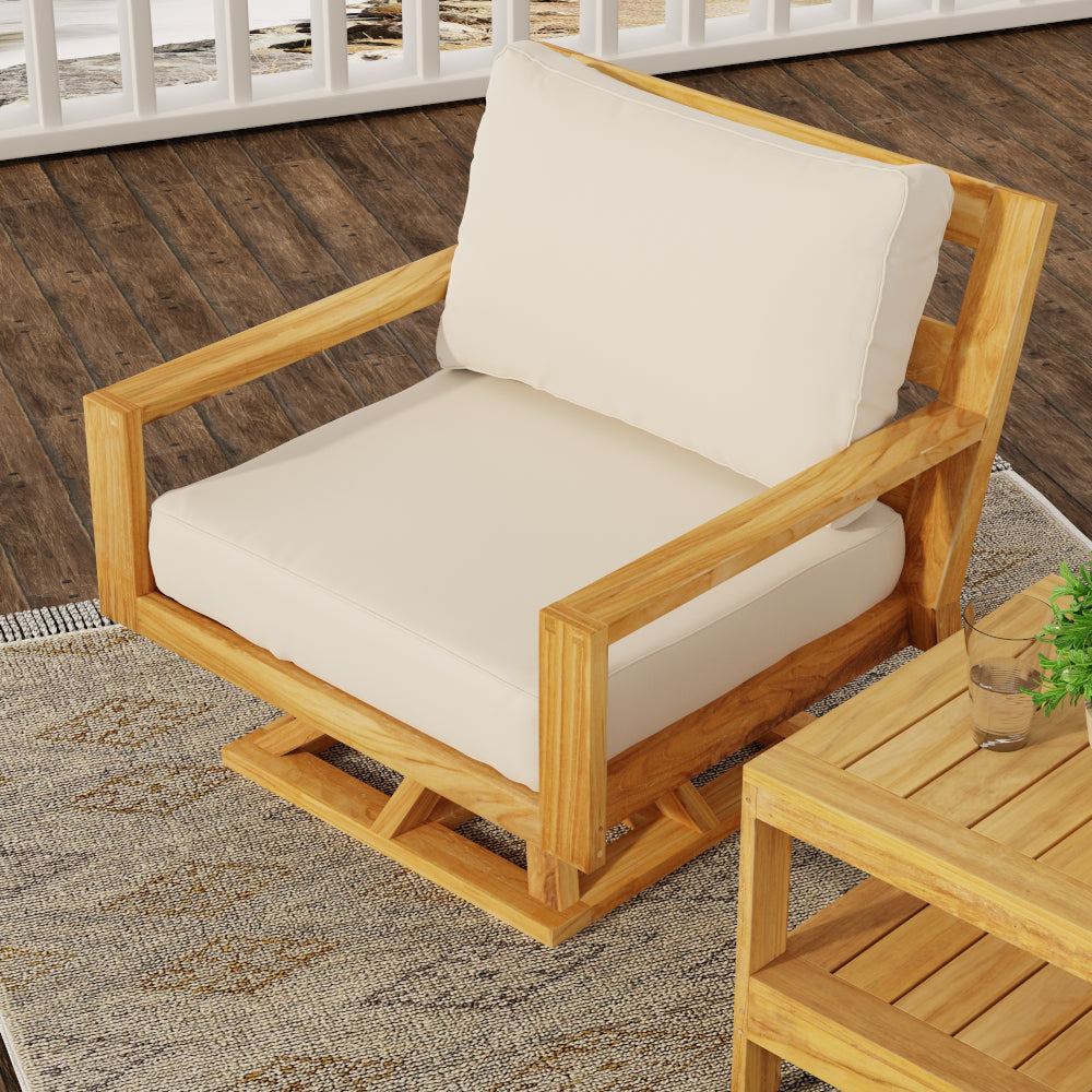 Coronado Outdoor Swivel Club Chair