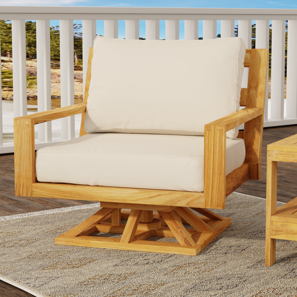 Coronado Outdoor Swivel Club Chair