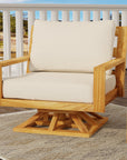 Coronado Outdoor Swivel Club Chair