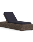Modern Wicker Chaise Lounge For Patios