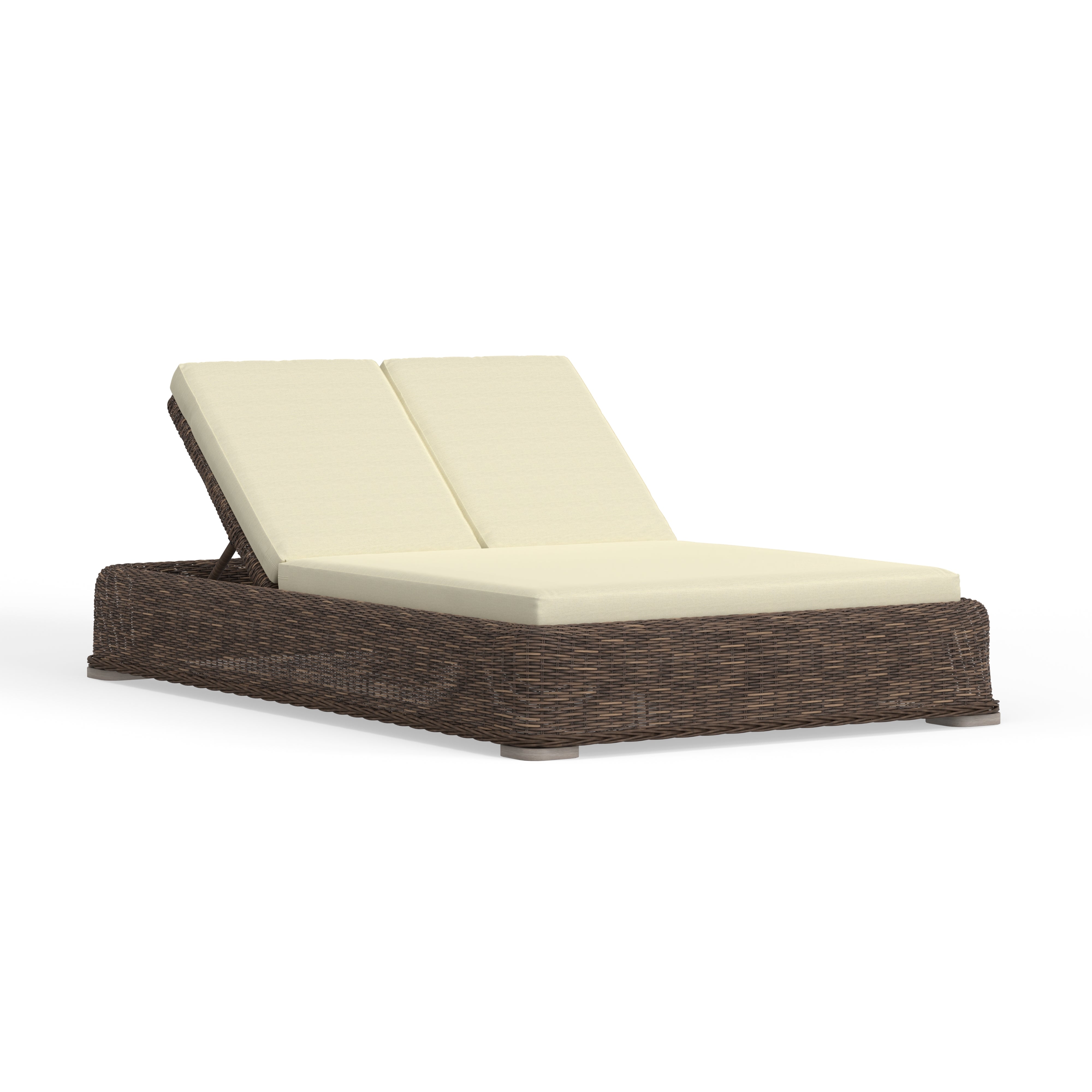 Brown Wicker Day Bed