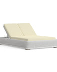 White Wicker Day Bed