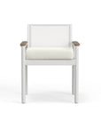 White Outdoor Dining Chair