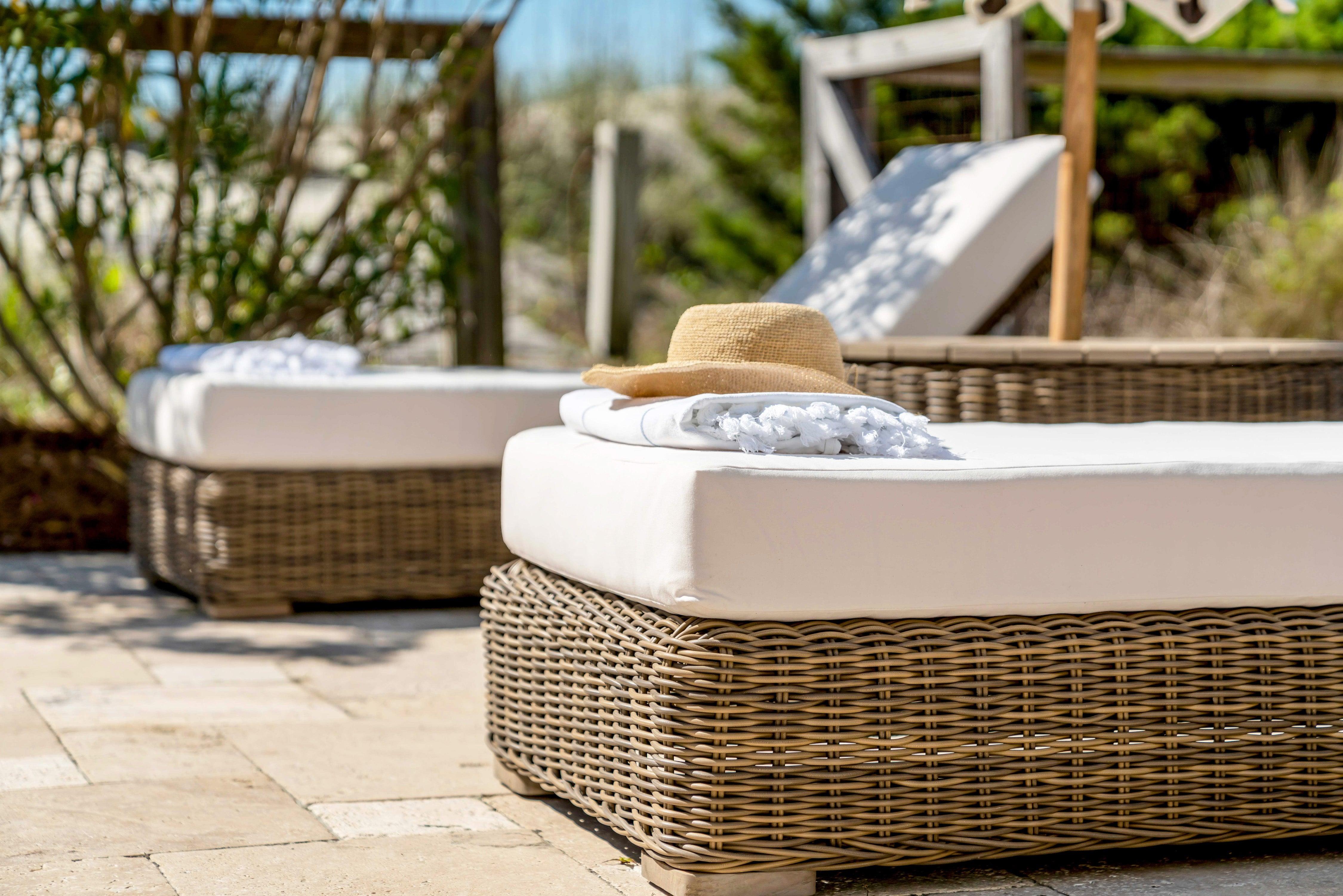 Wicker furniture outdoor - Fairwater Harbor Outdoor Chaise Lounge