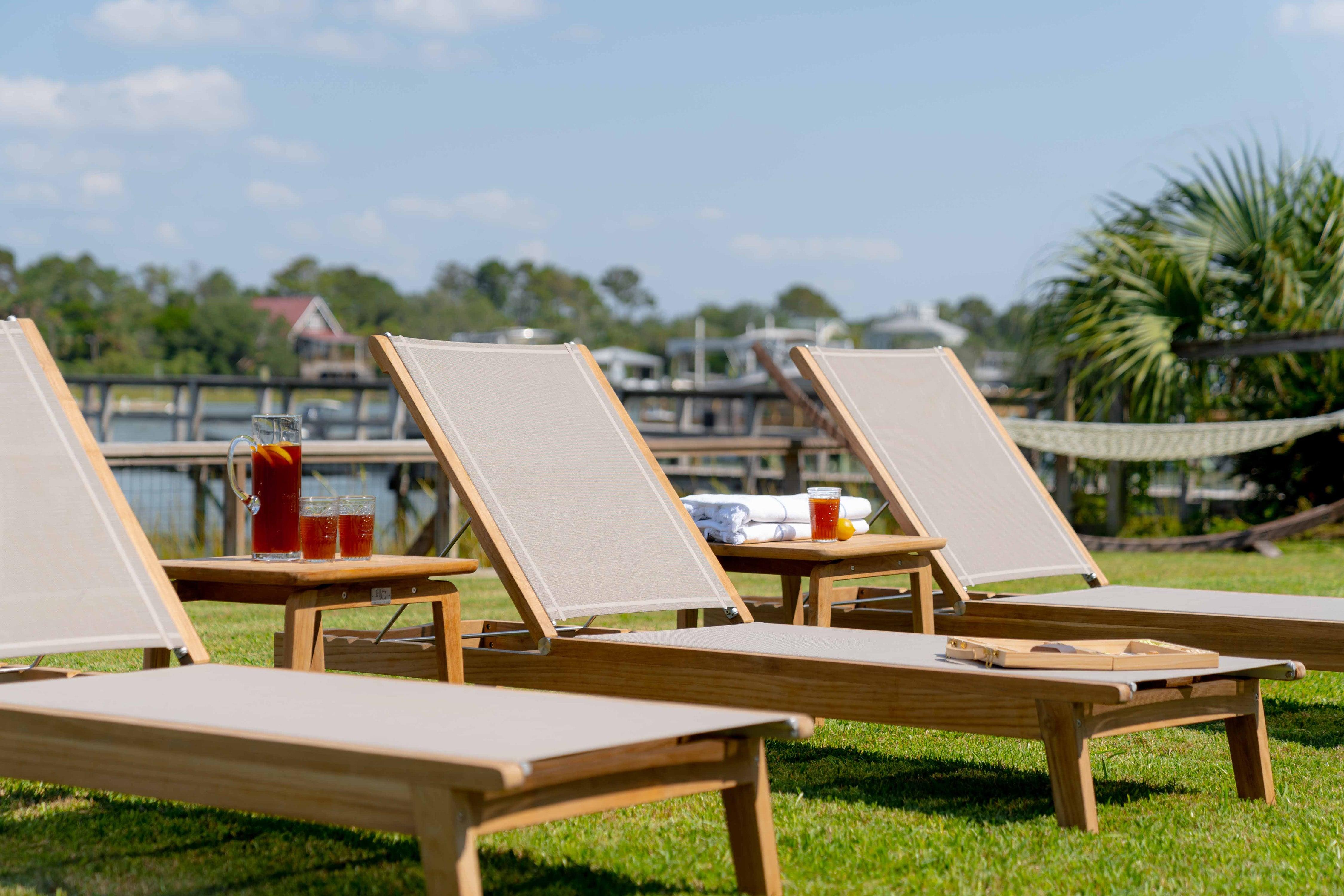 Teak Chaise Lounge Outdoor