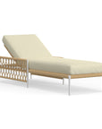 White Chaise Lounge For Outside