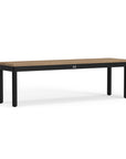 Black Aluminum Bench
