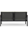 Modern Aluminum Outdoor Loveseat