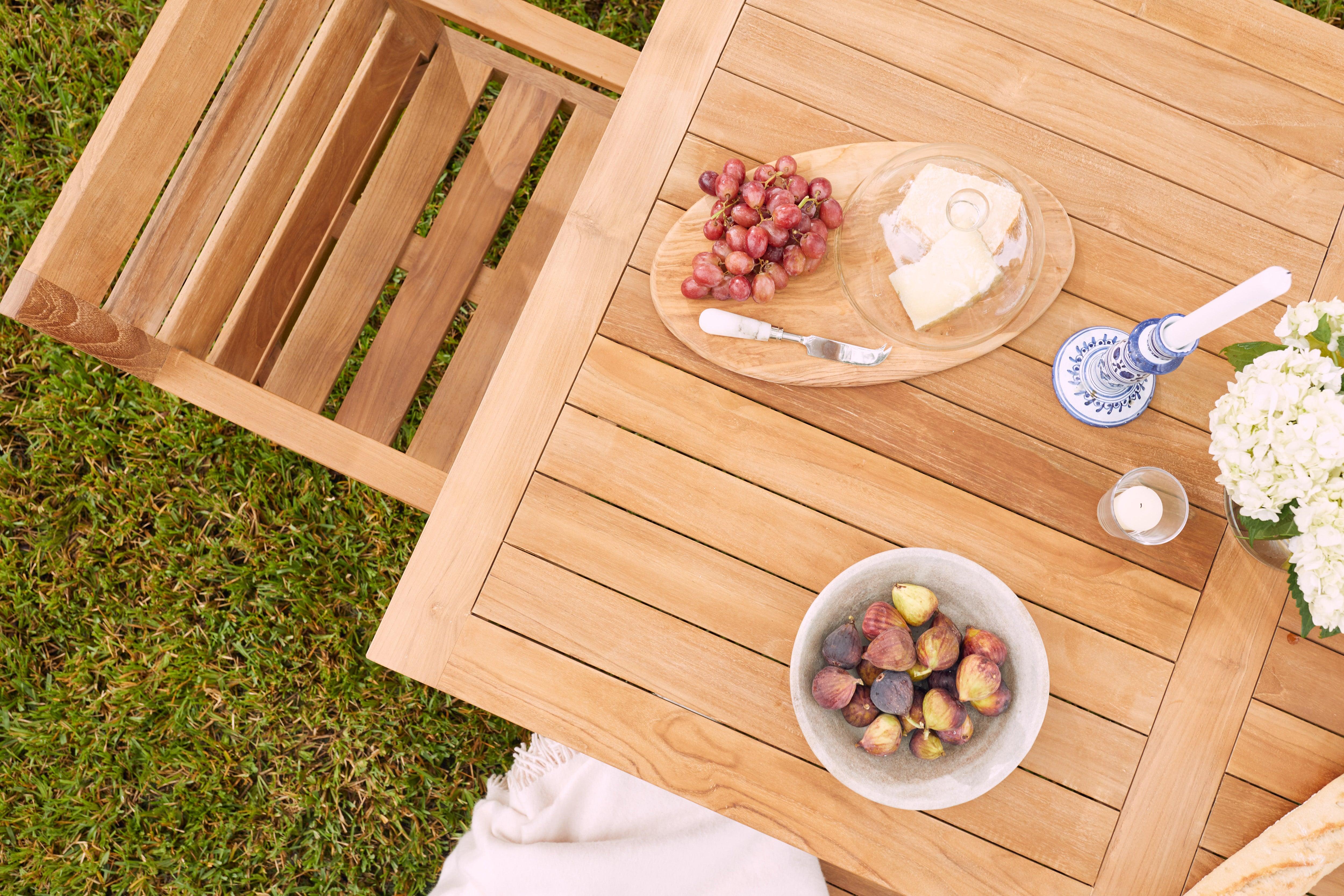 Grade-A Teak Wood Outdoor Dining Table That Will Last Forever